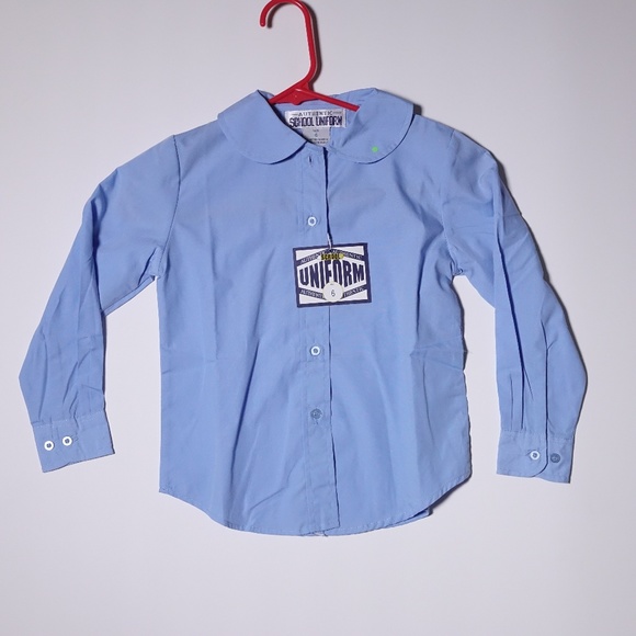 Blue Button Down-Authentic School Uniform - size 6 - Picture 5 of 5
